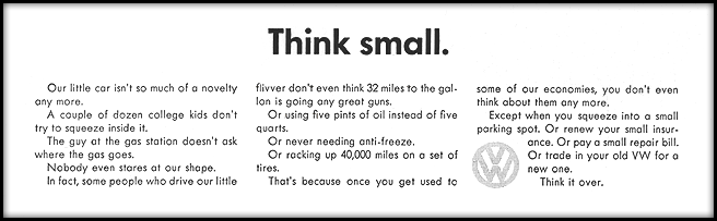 think small